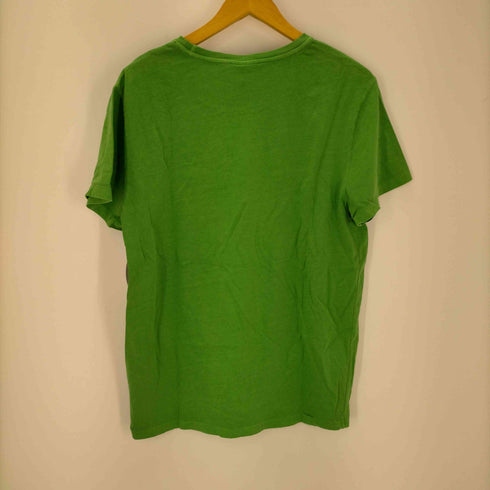 ポロバイラルフローレン Polo by RALPH LAUREN CUSTOM FIT MALIBU サーファー プリント 後染め Tシャツ メンズ import:L