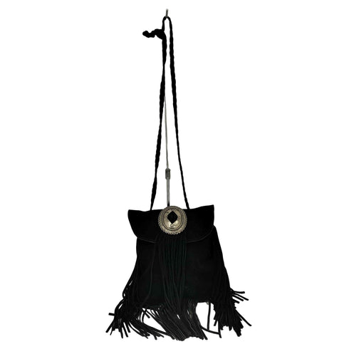 DEUXIEMECLASSE PUNTOVITA FRINGE BAG スウェード コンチョ フリンジ ショルダーバッグ レディース