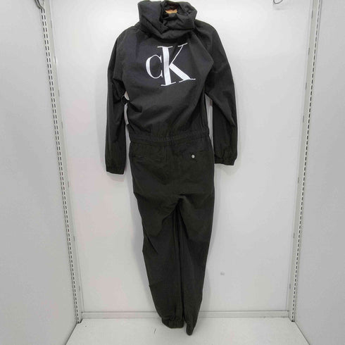 カルバンクラインジーンズ Calvin Klein Jeans ロゴプリント フーデッドジャンプスーツ メンズ M