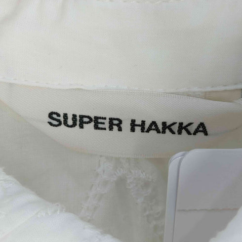 スーパーハッカ SUPER HAKKA 60ローン リンクルワッシャーレースシャツワンピース レディース