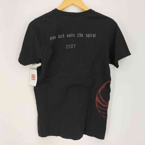 00s Pacificボディ the spiral 2007 両面プリント クルーネック半袖Tシャツ メンズ S