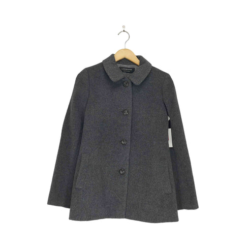 LAPINE BLANCHE Angola アンゴラ混 ハーフコート レディース JPN:38