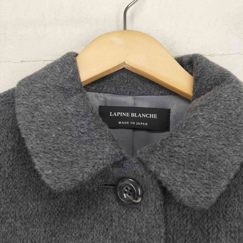 LAPINE BLANCHE Angola アンゴラ混 ハーフコート レディース JPN:38