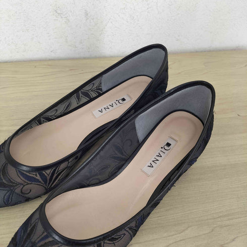 ダイアナ DIANA ボタニカル柄 レース パンプス レディース JPN:24