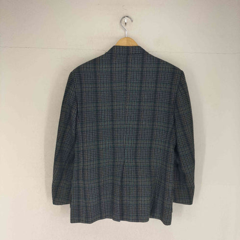 GOLD GRANDPRIX cashmere カシミヤブレンド ガンクラブチェック 2Bテーラードジャケット メンズ 170
