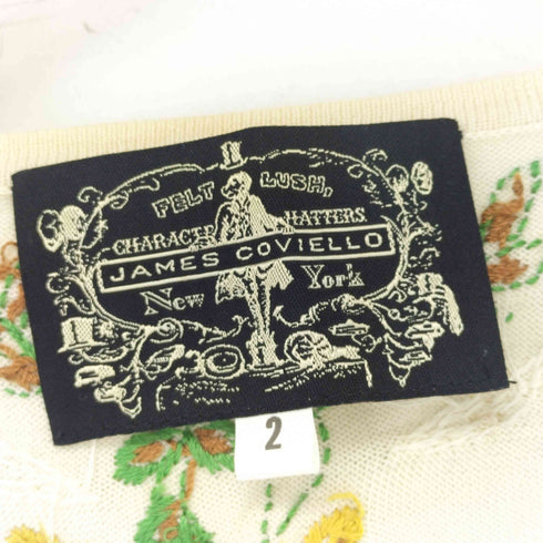james coviello 刺繍カーディガン レディース JPN:2