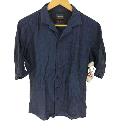 ニコルクラブフォーメン NICOLE CLUB FOR MEN 総柄 開襟 オープンカラー S/S シャツ メンズ JPN:46