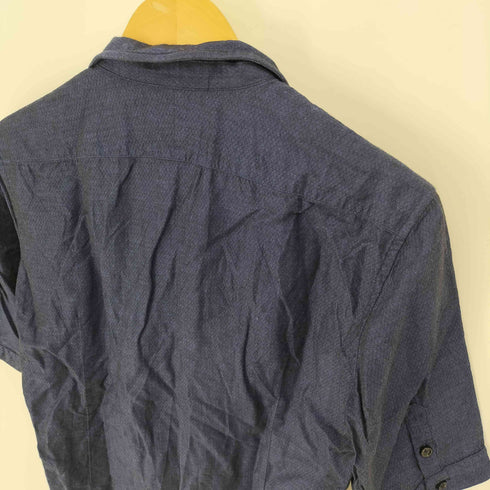 ニコルクラブフォーメン NICOLE CLUB FOR MEN 総柄 開襟 オープンカラー S/S シャツ メンズ JPN:46