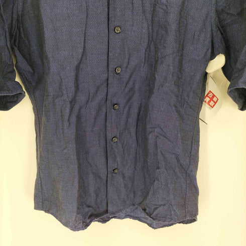 ニコルクラブフォーメン NICOLE CLUB FOR MEN 総柄 開襟 オープンカラー S/S シャツ メンズ JPN:46