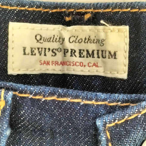 リーバイス Levis STA PREST フレア ダークインディゴ レディース W28/L30