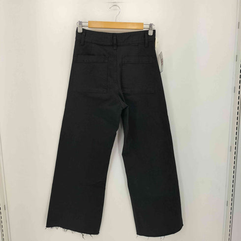 ザラ ZARA MARINE STRAIGHT HIGH-WAIST JEANS レディース 40
