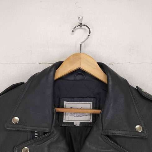 STRATH CONAR cow leather ダブルライダースジャケット メンズ JPN:L