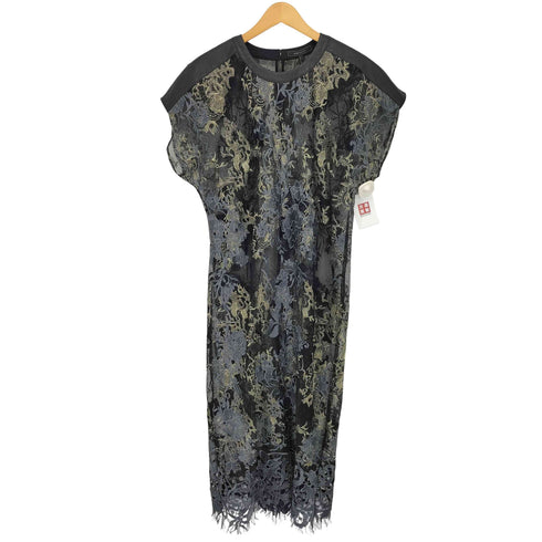 ビーシービージーマックスアズリア BCBG MAXAZRIA 総レースシアーワンピース レディース US:4
