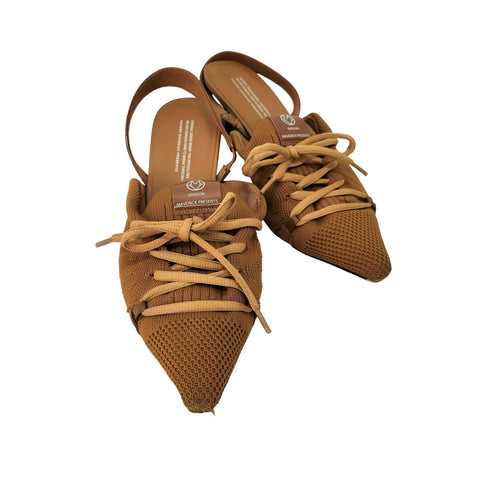 MAISON MAVERICK PRESENTS メゾン マヴェリック プレゼンツ / Knit Lace-Up Sneaker Heels ニット レースアップ スニーカーヒール 23.5-24.0cm レディース JPN:M