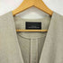 ユナイテッドアローズグリーンレーベルリラクシング UNITED ARROWS green label relaxing リネンライク FM トリアセ PE ノーラペル ジャケット レディース JPN:36