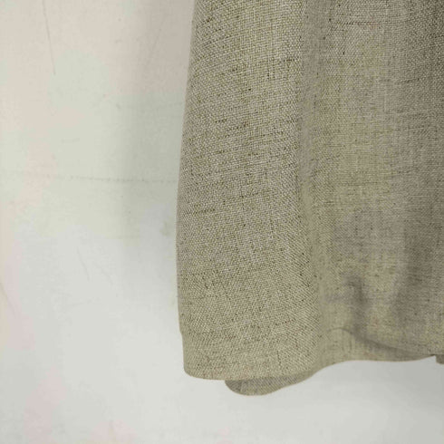 ユナイテッドアローズグリーンレーベルリラクシング UNITED ARROWS green label relaxing リネンライク FM トリアセ PE ノーラペル ジャケット レディース JPN:36