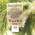 sunday works usa製 ボタニカル ショップコート レディース import:M
