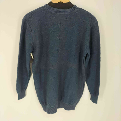 ローラアシュレイ LAURA ASHLEY デザイン クルーネック プルオーバー ニット レディース import:S