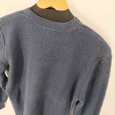 ローラアシュレイ LAURA ASHLEY デザイン クルーネック プルオーバー ニット レディース import:S