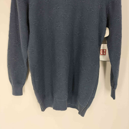 ローラアシュレイ LAURA ASHLEY デザイン クルーネック プルオーバー ニット レディース import:S