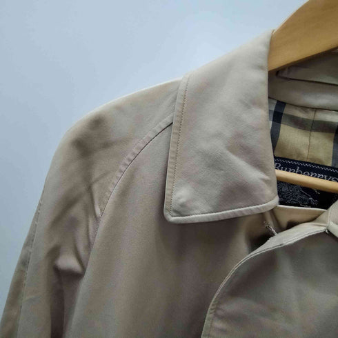 バーバリーズ BURBERRYS 80-90S OLD MADE IN ENGLAND Balmacaan Long Coat 英国製 裏地ノバチェック バルマカーン ステンカラー ロング コート メンズ