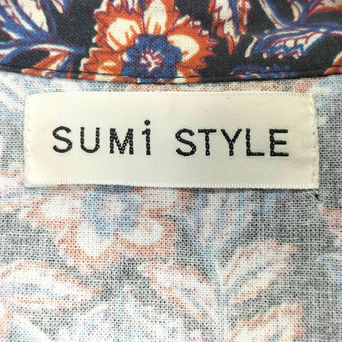 スミスタイル SUM1 STYLE ヴィンテージ柄シャツワンピース レディース
