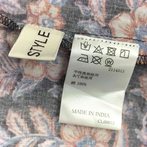 スミスタイル SUM1 STYLE ヴィンテージ柄 サロペット レディース