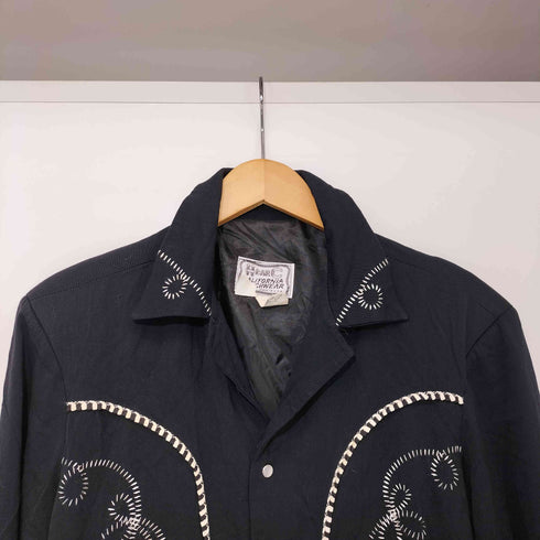 エイチバーシー H BAR C 60s vintage USA製 レーヨン ギャバジン ウエスタン ジャケット メンズ import:M