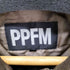 ピーピーエフエム PPFM ツイル ワーク ハーフ コート 裏地キルティング メンズ JPN:L
