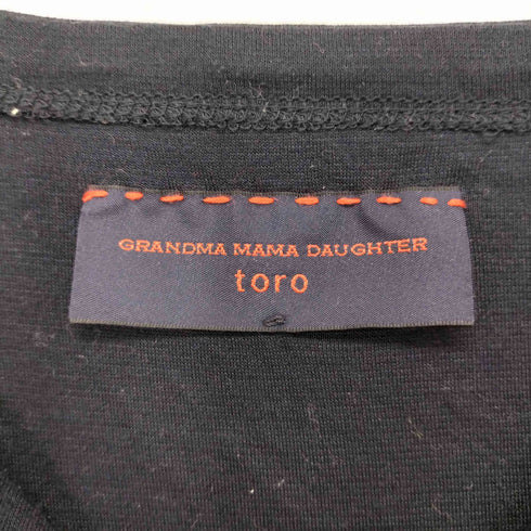 グランドママドーター GRANDMA MAMA DAUGHTER toro テンセル パイピングポケットワンピース レディース JPN:1