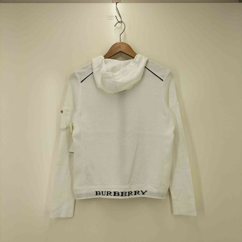 バーバリーロンドン BURBERRY LONDON ロゴプリント クロップド ジップパーカー レディース JPN:2