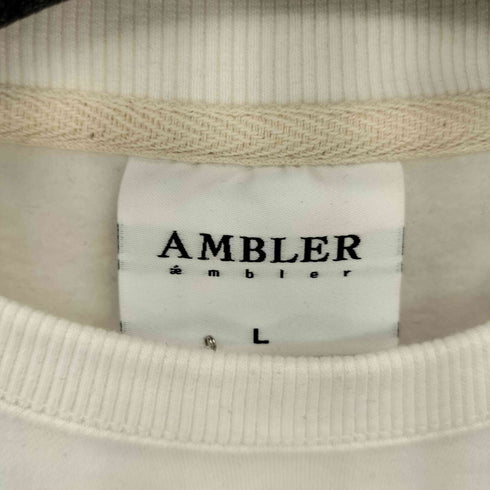AMBLER 刺繍 クルーネックスウェット メンズ L