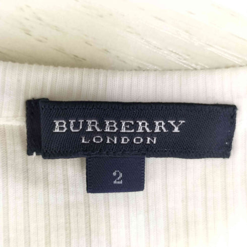 バーバリーロンドン BURBERRY LONDON ヘンリーネック カットソー レディース JPN:2