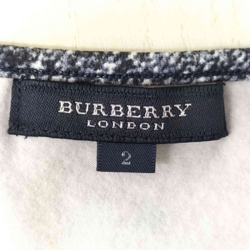 バーバリーロンドン BURBERRY LONDON 転写 ロゴプリント クルーネックTシャツ レディース JPN:2