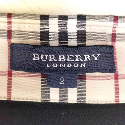 バーバリーロンドン BURBERRY LONDON ノバチェック切り替え スキッパー カットソー レディース JPN:2