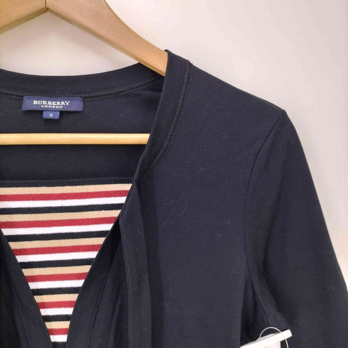 バーバリーロンドン BURBERRY LONDON 切替 カットソー Y2K レディース JPN:2