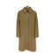 キャラオクルス CARA O CRUZ cashmere カシミヤ100% 比翼 ステンカラーコート レディース JPN:9号