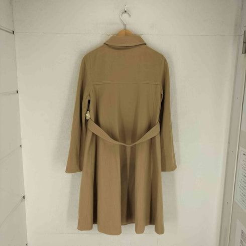 キャラオクルス CARA O CRUZ cashmere カシミヤ100% 比翼 ステンカラーコート レディース JPN:9号