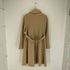 キャラオクルス CARA O CRUZ cashmere カシミヤ100% 比翼 ステンカラーコート レディース JPN:9号