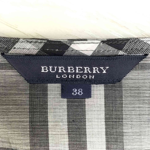 バーバリーロンドン BURBERRY LONDON ノバチェック ブラウス レディース 38