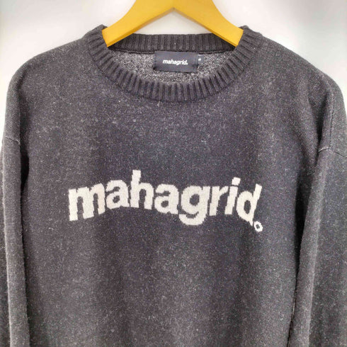 マハグリッド mahagrid 24aw BASIC LOGO KNIT SWEATER ベーシックロゴ ニットセーター レディース import:S