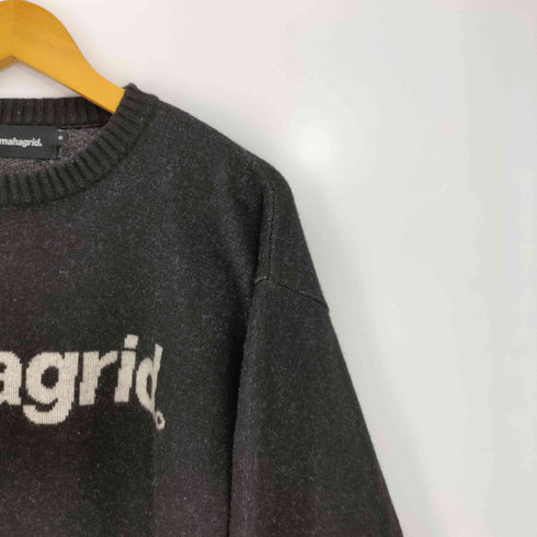 マハグリッド mahagrid 24aw BASIC LOGO KNIT SWEATER ベーシックロゴ ニットセーター レディース import:S