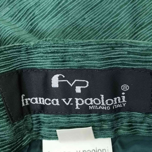 franca v paoloni コーデュロイテーパードパンツ メンズ 44