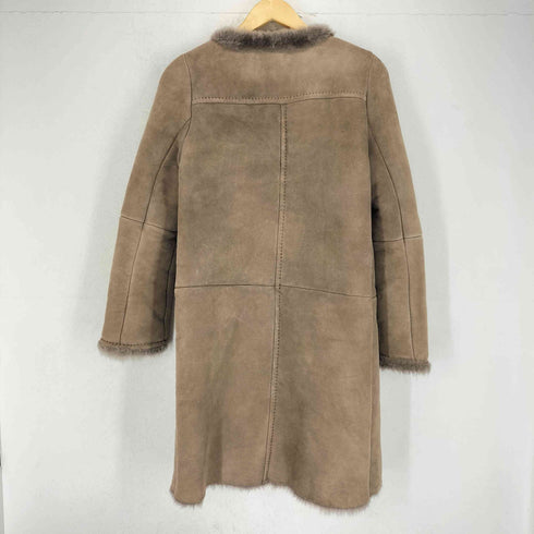 ボールジー BALLSEY lamb leather リアルムートンロングコート レディース JPN:38