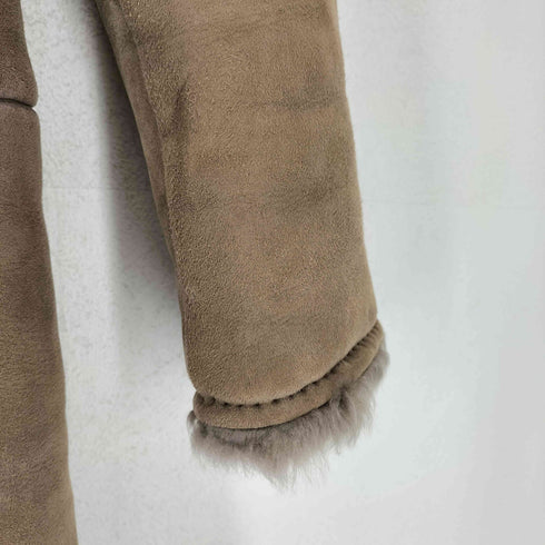 ボールジー BALLSEY lamb leather リアルムートンロングコート レディース JPN:38
