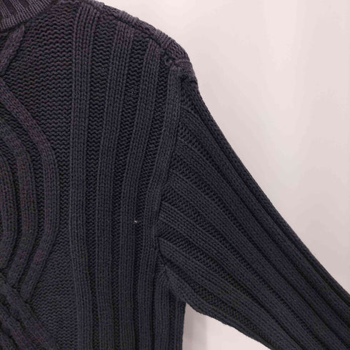 ハーレーダビッドソン HARLEY-DAVIDSON モックネック ケーブルコットンニット メンズ L