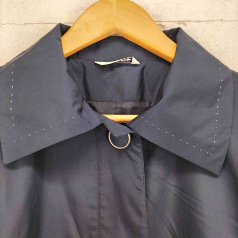 DELBA MADE IN ITALY シルク混比翼ステンカラーハーフコート レディース EUR:42
