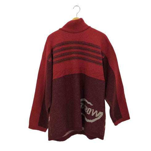 OXBOW ボーダーハイネックニット メンズ XL
