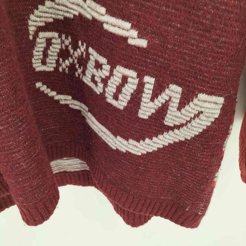 OXBOW ボーダーハイネックニット メンズ XL