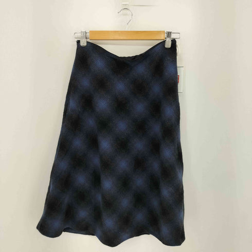 MAPLE LEAF オンブレチェックスカート casual レディース M